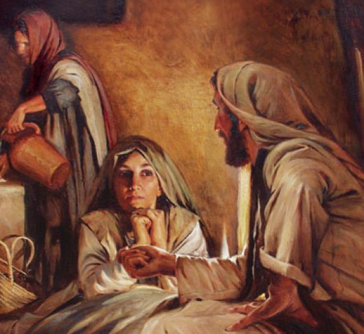 Vrouwen met wijd open ogen.